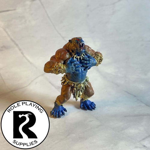 A dnd miniature barlgura painted 28mm scale.
