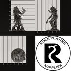 A dnd miniature dryad, photo showing all 3 angles with sizes in mm.
