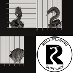 A dnd miniature giant centipede , photo showing all 3 angles with sizes in mm.