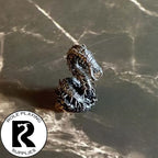 A dnd miniature giant centipede primed in black.