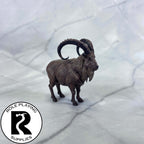 A dnd miniature giant goat painted.
