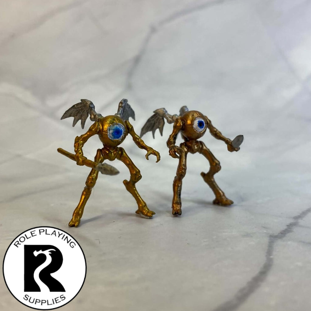 A dnd miniature monodrone painted.