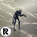 A dnd miniature needle blight primed in black.
