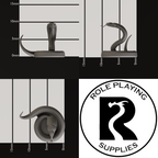 A dnd miniature poisonous snake, photo showing all 3 angles with sizes in mm.
