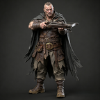 Thug Human Male 28mm Resin Miniature