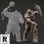 Tomb Guardian 28mm Resin Miniature