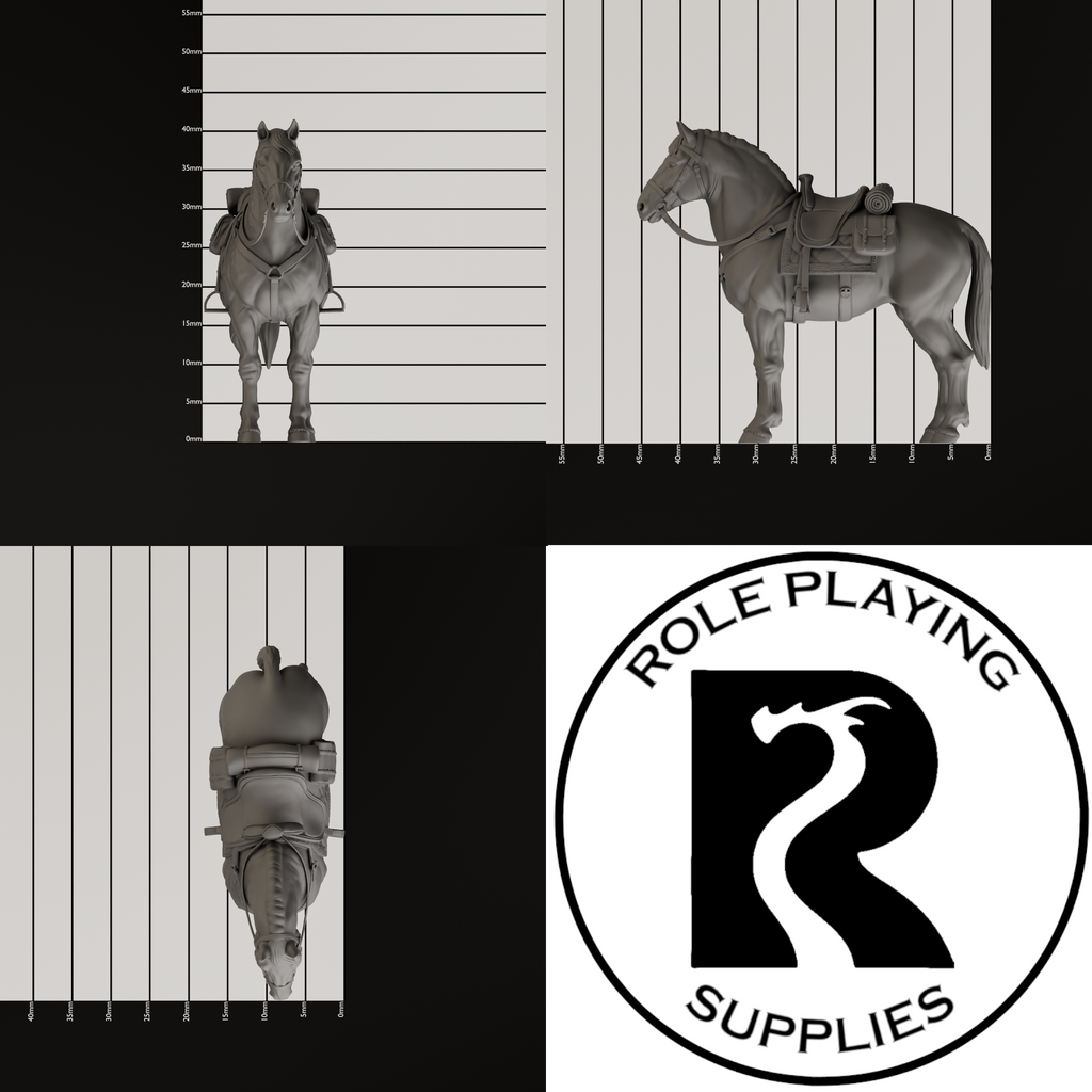 Warhorse 28mm Resin Miniature