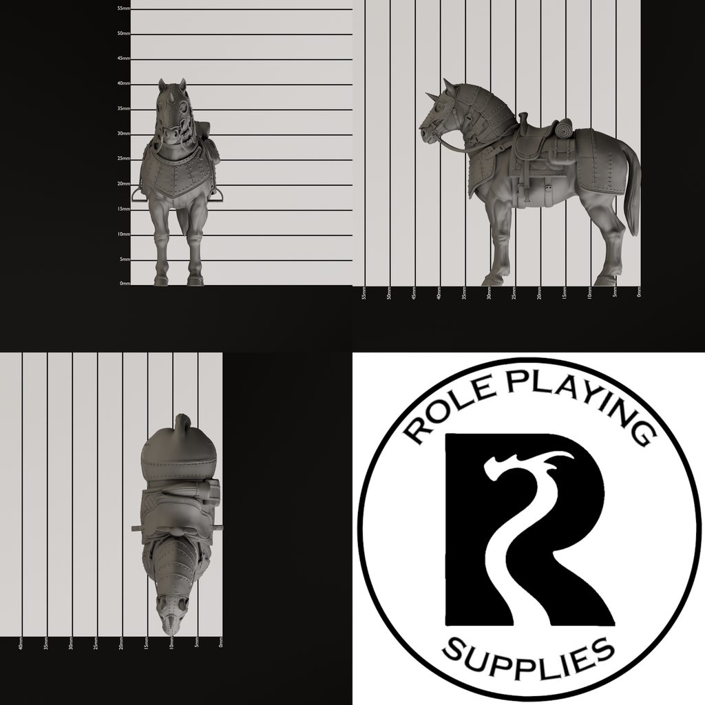 Warhorse 28mm Resin Miniature