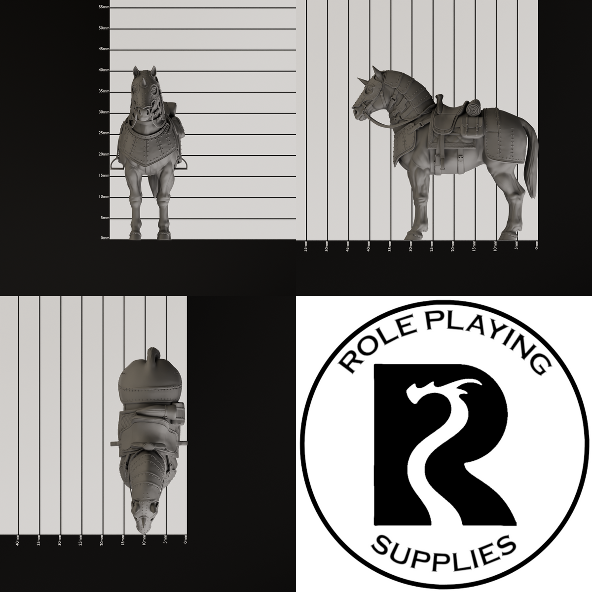 Warhorse 28mm Resin Miniature