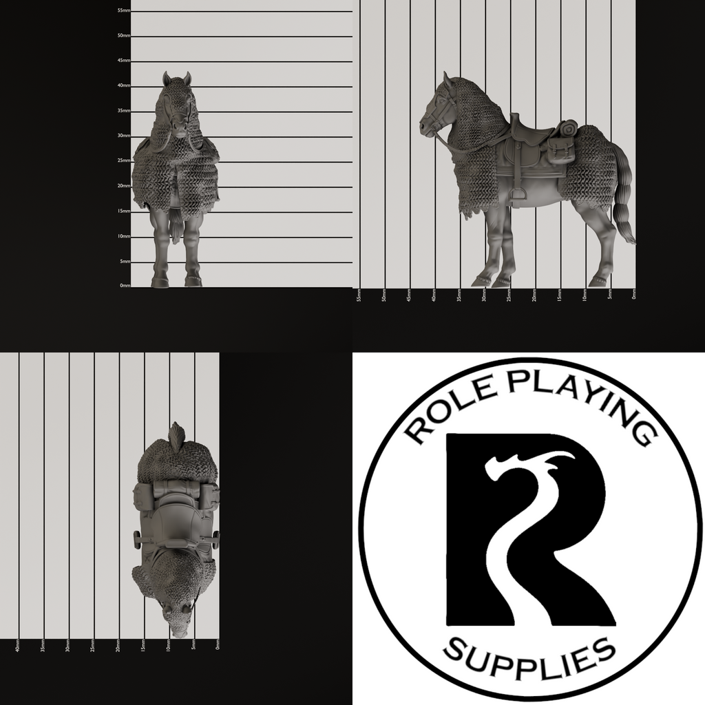 Warhorse 28mm Resin Miniature