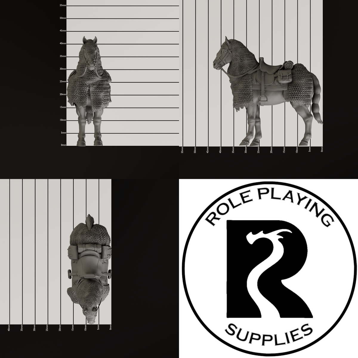 Warhorse 28mm Resin Miniature