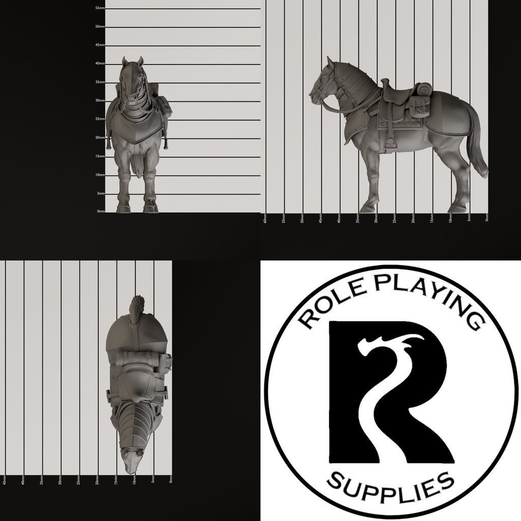 Warhorse 28mm Resin Miniature