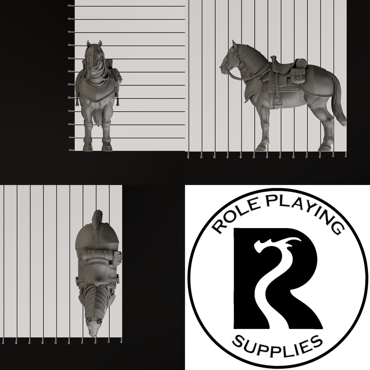 Warhorse 28mm Resin Miniature