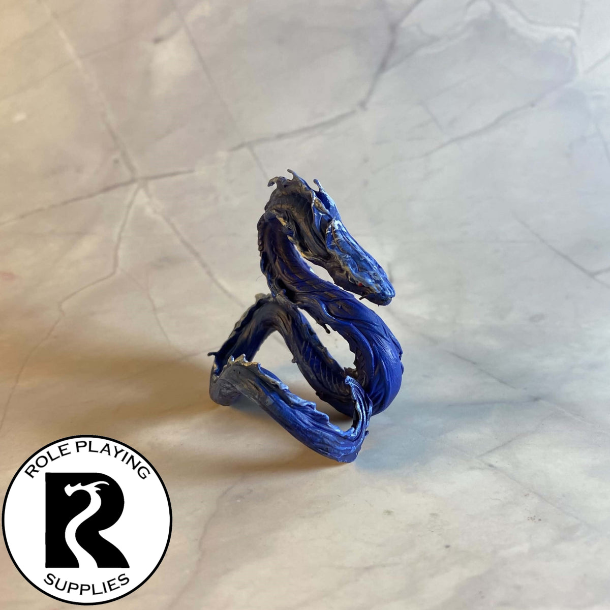 A dnd miniature water weird painted 28mm scale.
