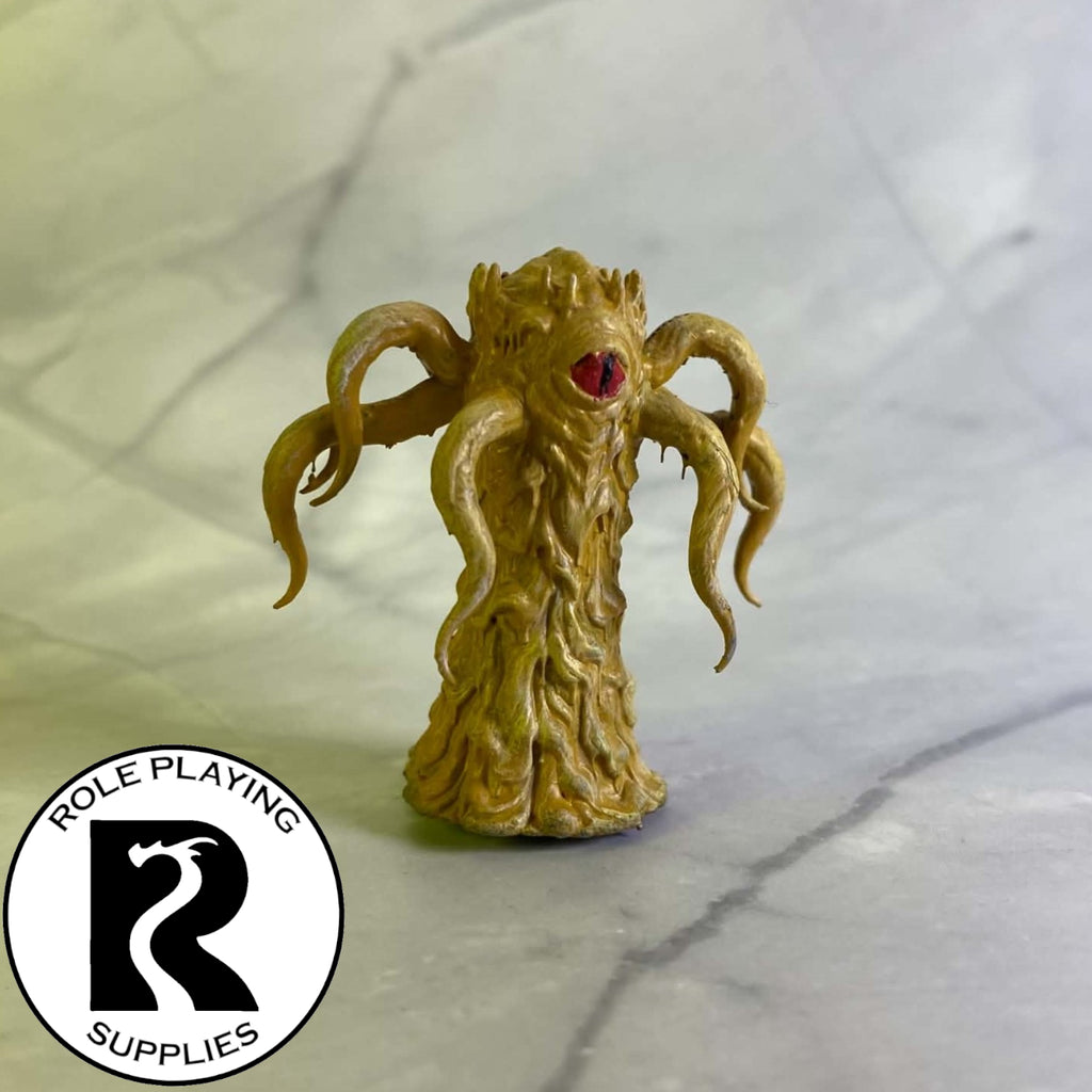 A dnd miniature yochlol painted.

