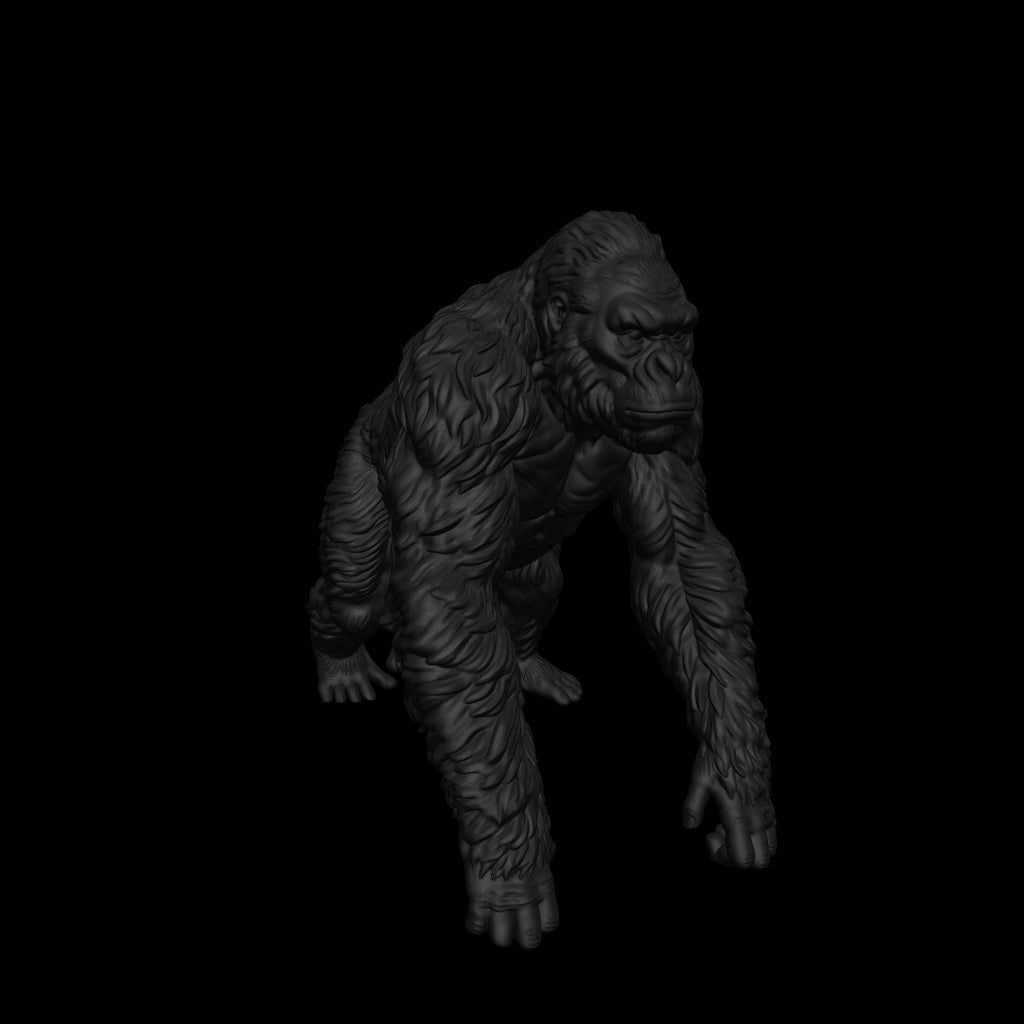 A dnd miniature ape AR model.
