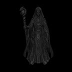 A dnd miniature archmage AR model.
