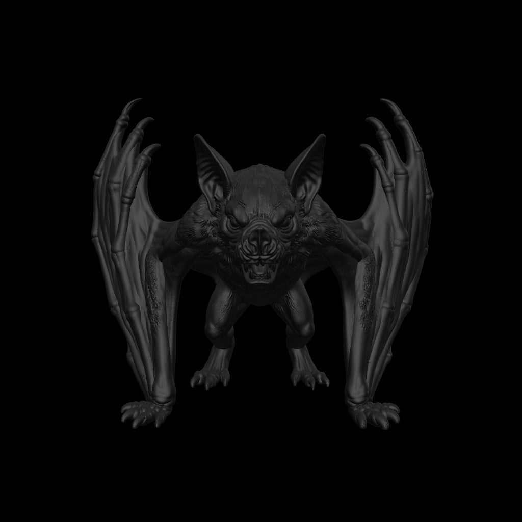 A dnd miniature bat AR model.
