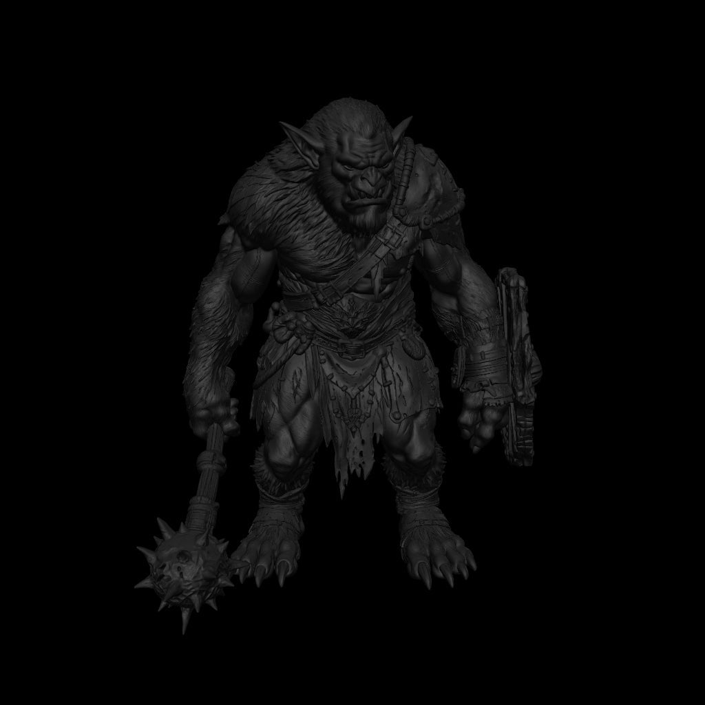 AR model of a dnd miniature bugbear