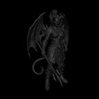 A dnd miniature cambion AR model.
