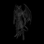 A dnd miniature cambion AR model.
