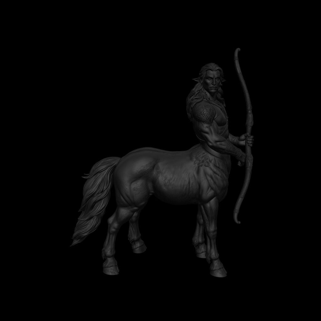 A dnd miniature centaur AR model.
