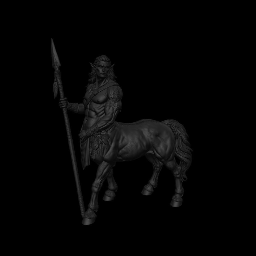 A dnd miniature centaur AR model.
