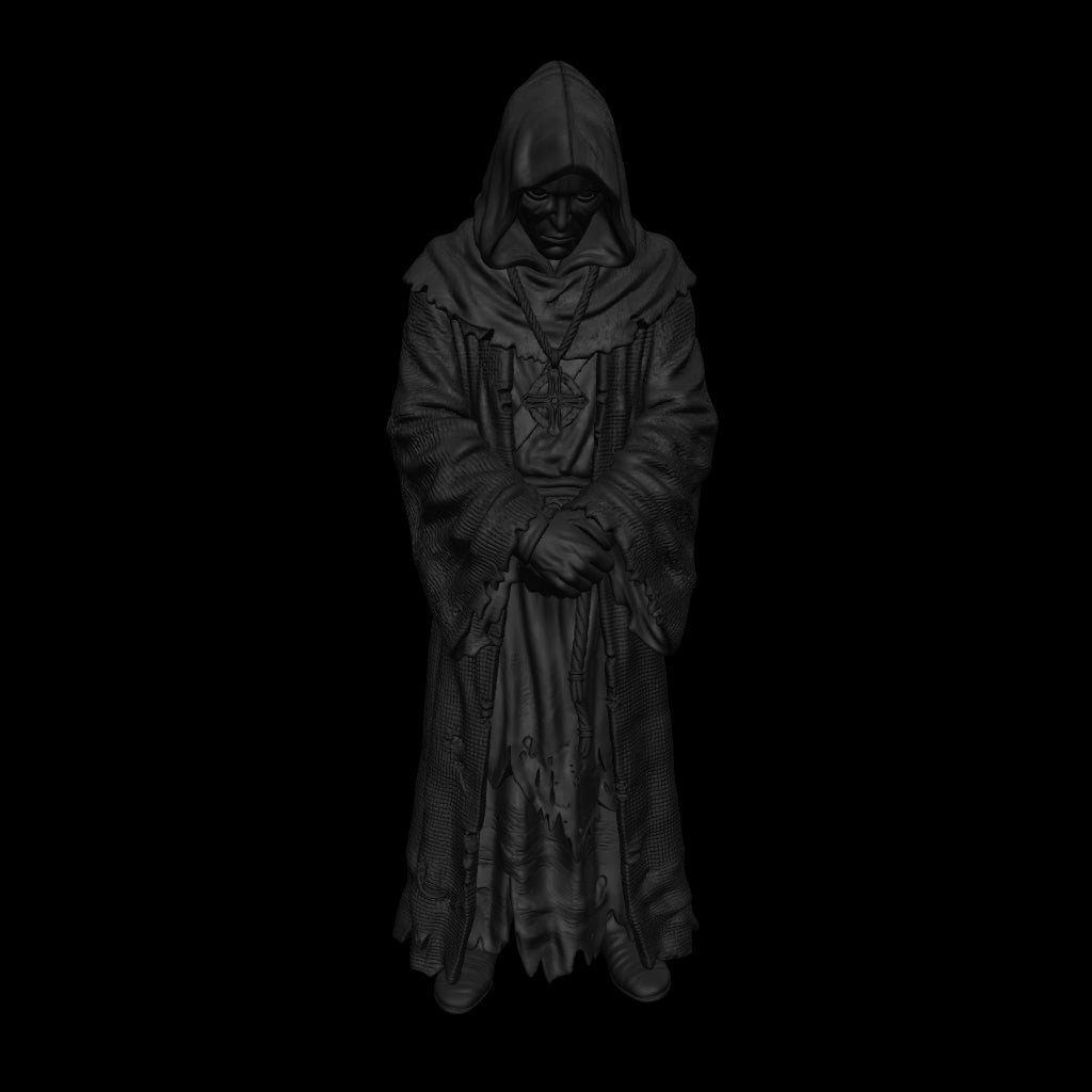 A dnd miniature cultist AR model.
