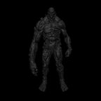 A dnd miniature flesh golem AR model.
