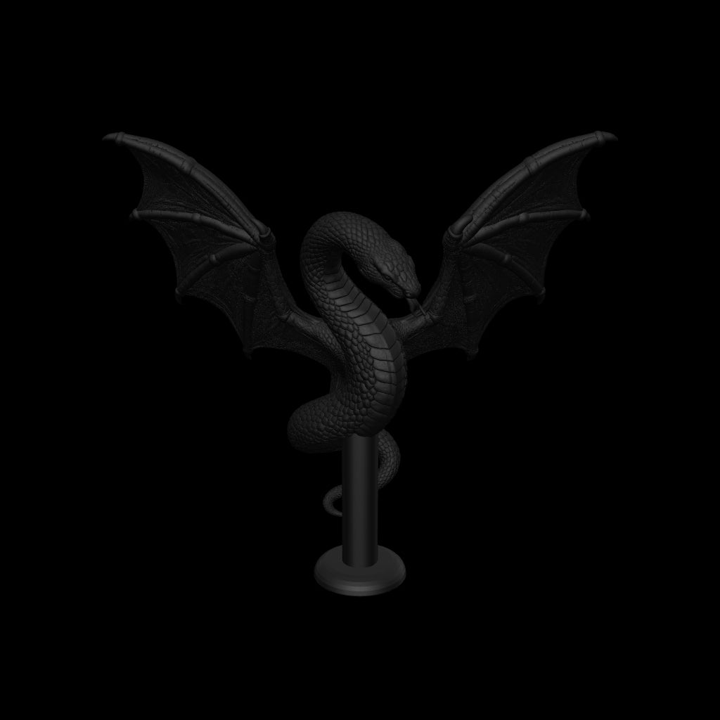 A dnd miniature flying snake AR model.