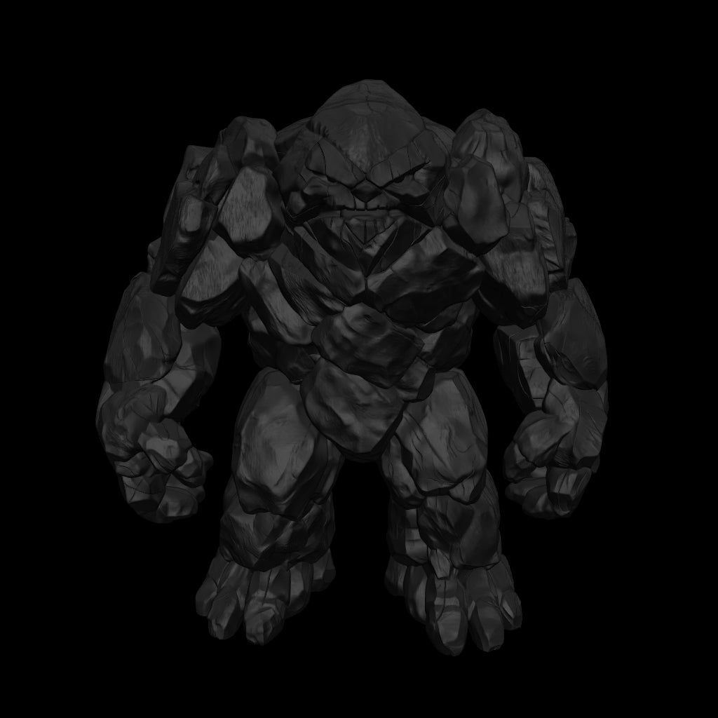A dnd miniature galeb duhr AR model.