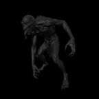 A dnd miniature ghoul AR model.
