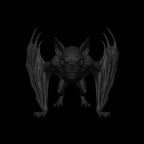A dnd miniature giant bat AR model.