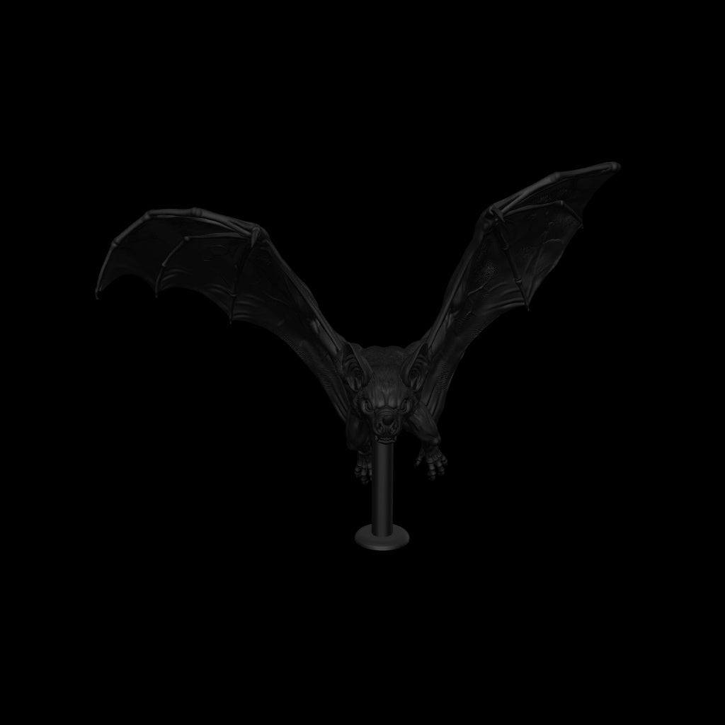 A dnd miniature giant bat AR model.