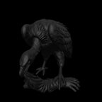 A dnd miniature giant vulture AR model.
