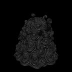 A dnd miniature gibbering mouther AR model.


