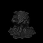 A dnd miniature gray ooze AR model.
