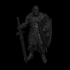 A dnd miniature hobgoblin AR model.
