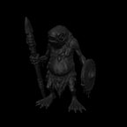 A dnd miniature kuo-toa AR model.
