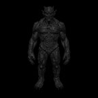 A dnd miniature magmin AR model.
