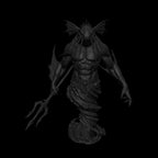 A dnd miniature marid AR model.
