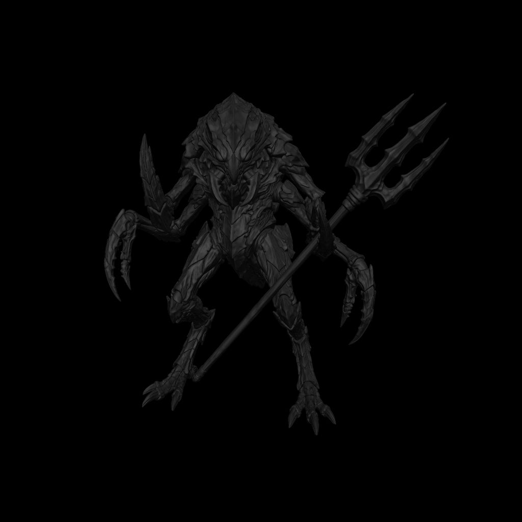 A dnd miniature mezzoloth AR model.

