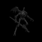 A dnd miniature monodrone AR model.
