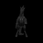 A dnd miniature nightmare AR model.
