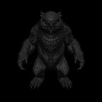 A dnd miniature owlbear AR model.
