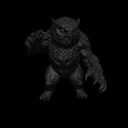 A dnd miniature owlbear AR model.
