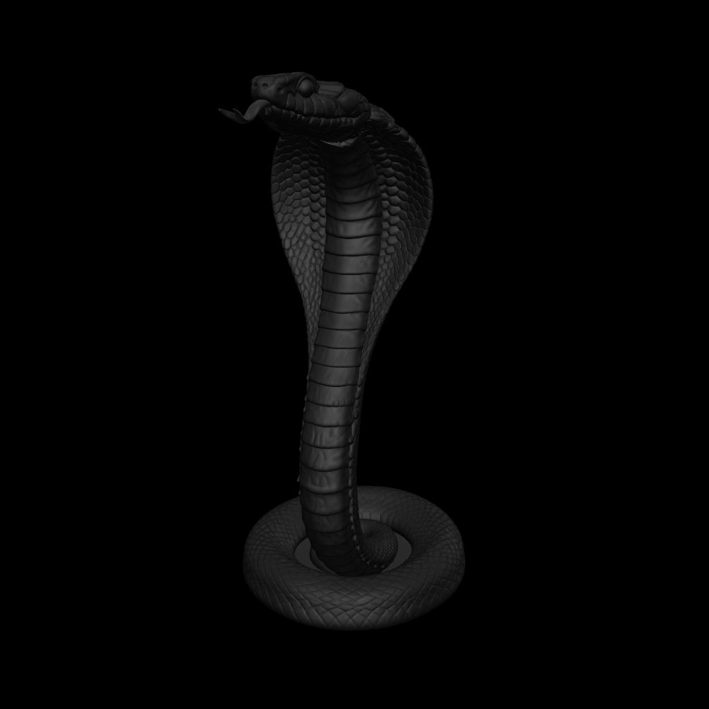 A dnd miniature poisonous snake AR model.
