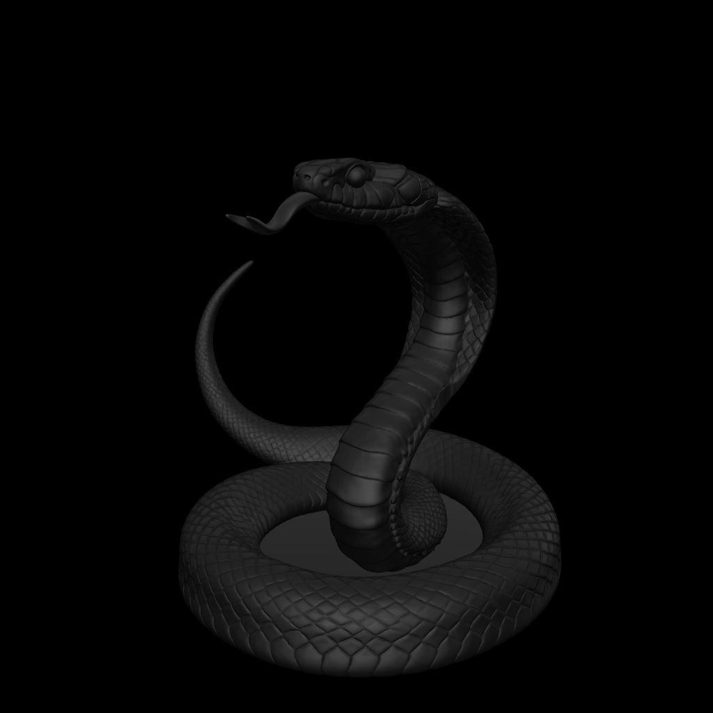 A dnd miniature poisonous snake AR model.
