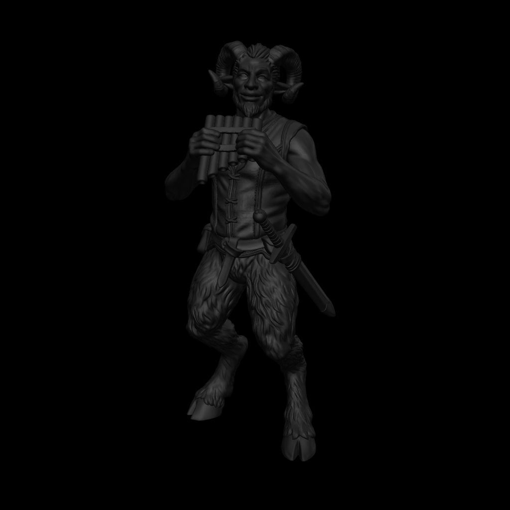 A dnd miniature satyr AR model.
