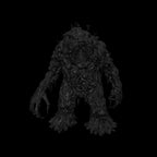 A dnd miniature shambling mound AR model.
